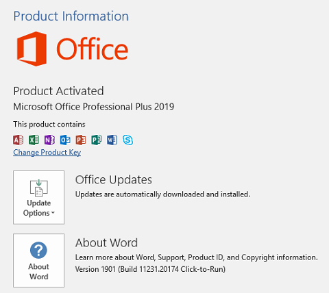 office2019 activation