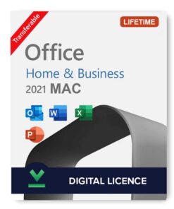 Office 2021 Home & Business for 1 Mac Online Activation