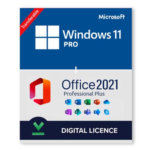 Windows 11 Pro + Microsoft Office 2021 Professional Bundle